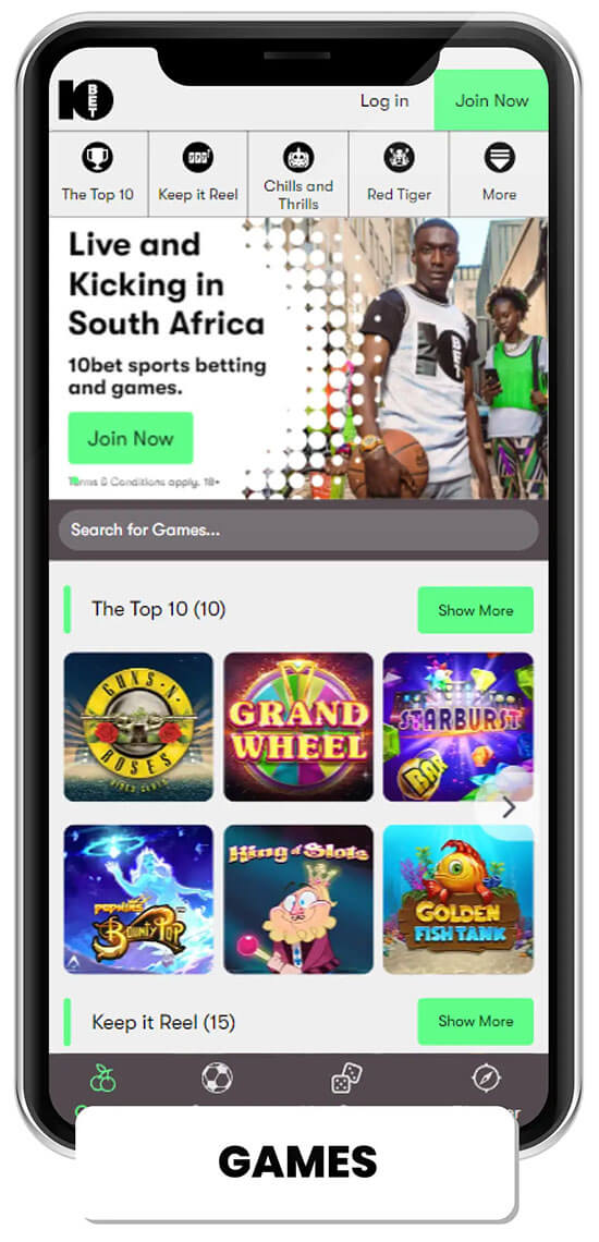 10Bet mobile casino