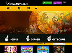 Africasino review screenshot