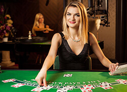 Live Blackjack dealer