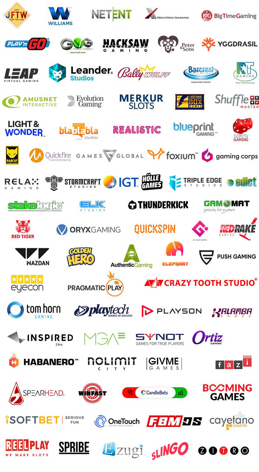 Game brands offered on SkillOnNet platforms